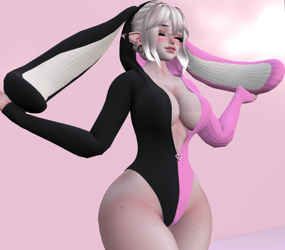 'HOP ON IT' bunny bodysuit-TVF