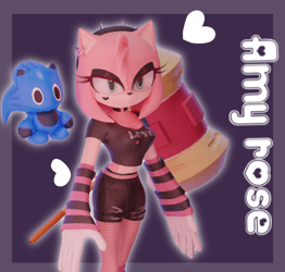 Amy rose (PC+QUEST+BLENDER)
