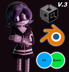 Uzi murder drones (Gogoloco+ PC/QUEST+BLENDER+IK)