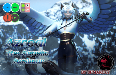 Azreal the Angelic Aasimar ( PC&QUEST; + VRCFT )