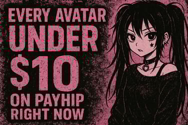 All Avatars are under $10