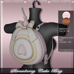 Strawberry Cake Bag ♡ [Commercial Use]