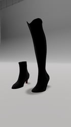 Simple Asymmetrical Unisex Heels