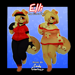 Elli The Pizza Pup - VRChat Avatar