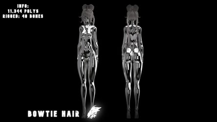 bowtie hair