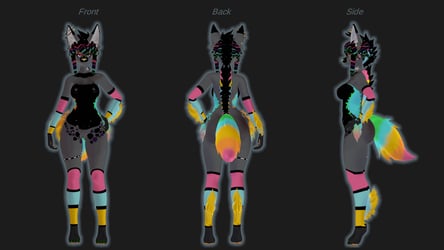 Scene/Sparkle dog Vale Maned Wolf Textures (18+)