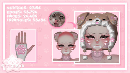 Ribbon Puppy Set (Server Free) ($5 Commercial)
