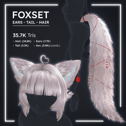 Fox Set ( Hair | Tail | Ears )