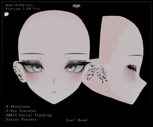 Zoxl Head  +VRCFT