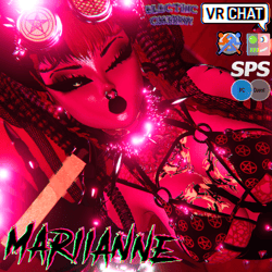 Mariianne, The Cybergoth - VRCFT - PC ONLY - GOGO - SPS! (Personal License ONLY.)