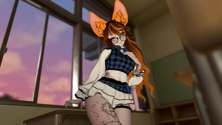 Biscuit the Nerdy Corgi, Genderfluid, NSFW & SFW
