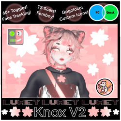 Knox V2 (Femboy) [PC & QUEST] [VRCFT]