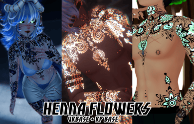 Henna Flowers Male & Female