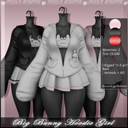 Big Bunny Hoodie Girl ♡ [Commercial Use]