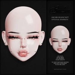 Amour Head Sculpt (Read Desc)