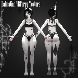 Dalmatian VRFurry Texture