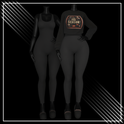 Comfy Halloween Set (Sweater, Bodysuit, and Slippers)