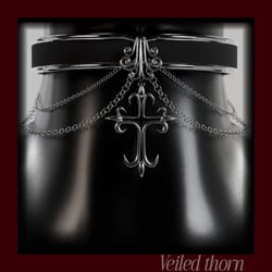 Gothic Cross choker