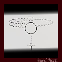 Gothic star chain choker