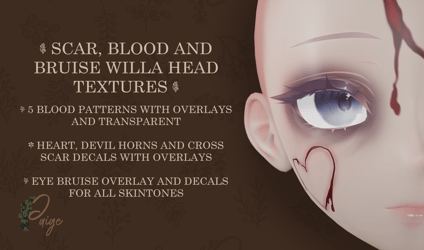 𝓢𝓬𝓪𝓻, 𝓑𝓵𝓸𝓸𝓭 & 𝓑𝓻𝓾𝓲𝓼𝓮 𝓓𝓮𝓬𝓪𝓵 𝓟𝓪𝓬𝓴 𝓯𝓸𝓻 𝓦𝓲𝓵𝓵𝓪 𝓗𝓮𝓪𝓭（ＦＲＥＥ ＷＩＴＨ ＣＯＤＥ）