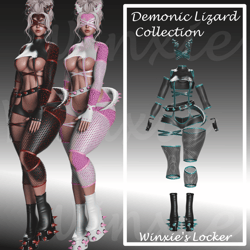 Demonic Lizard Collection ♡ VRChat Asset (+ FREE GIFTS)