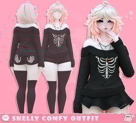 Skelly Comfy Outfit・Commercial License