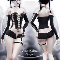 Leather Lace Corset