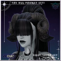 The Baaa-phomet Set  | Goat & Sheep Set