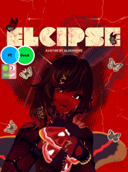 Eclipse the Goth Moth [PC/Quest/VRCFT]
