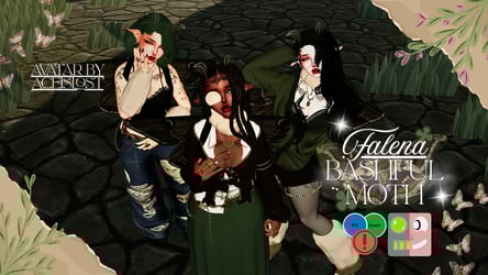 𖤐Falena ... Bashful Moth[PC/QUEST/FT]⸝⸝