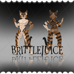 Saffron Sand Cat | Male Kiggy Base | Re - Texture ONLY