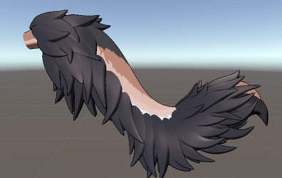 Fluffy scorpion tail //Vrchat Asset