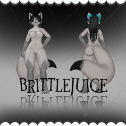 Anna Arctic Fox | Female Kiggy Base | Re - Texture ONLY