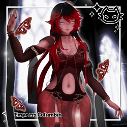 ๐๐ฑ Empress Columbia ๐ฑ๐ Royal Dress, Moth Theme Dress ๐ฑ