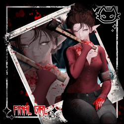 🪓 FINAL GIRL 🪓 Sole Survivor Outfit 🪓 Horror Film Protagonist / Halloween outfit 🪓 VRBase Egirl , GM's Female base