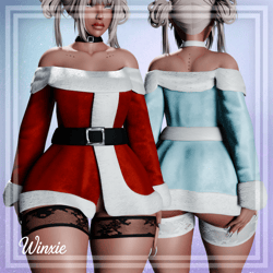 W9. Naughty Mrs. Claus ♡ VRChat Asset