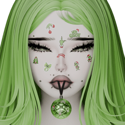 GRINCH STICKERS - FREE IN SERVER