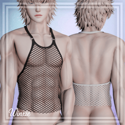 W14. Hot and Sweaty Eboy Tank ♡ VRChat Asset