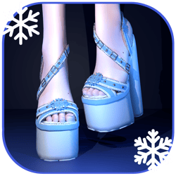 Snowflake Heels