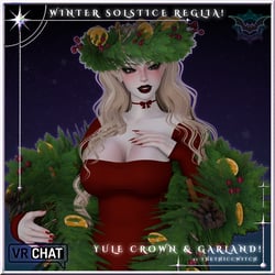 Winter Solstice Regalia | Yule Crown & Garland