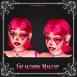 Freakshow Makeup- Persephone Head