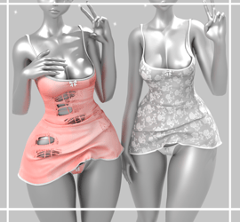 ₊˚Ripped Blush Outfit - ZinFit, E-girl, Anime Bases, Vrchat assets ˚₊