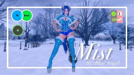Mist the Winter Snow Leopard! (w/Opti)| PC & Quest & FT