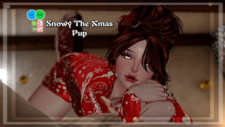 Snowy The Xmas Pup AFFORDABLE (PC/QUEST - VRCFT)