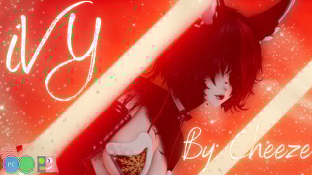 iVY {Female/Femboy} {PC & Quest | VRCFT | GOGO | SPS | Animated Expressions}