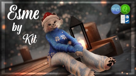 Esme The Polar Bear || VRCFT || PC + QUEST || NSFW + SFW