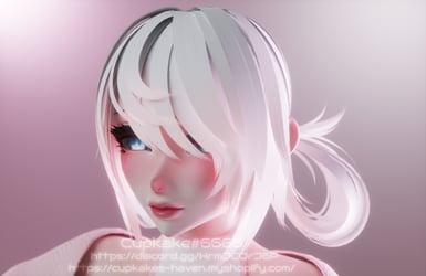 Twin Loops Hair (FREE) (Personal and Commercial use)