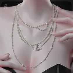 Pearl Trinities Necklaces