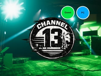 Channel 13 - An Industrial VRChat Nightclub World (Quest Compatible)