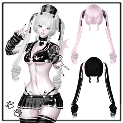 ꒰ Necowe Twintails ꒱ .ᐟ 。𖦹°‧